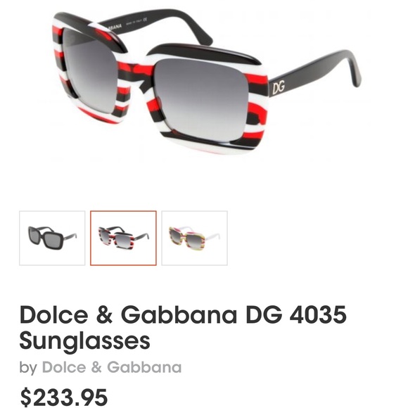 AUTHENTIC Dolce & Gabbana very unique sunglasses - Picture 5 of 6